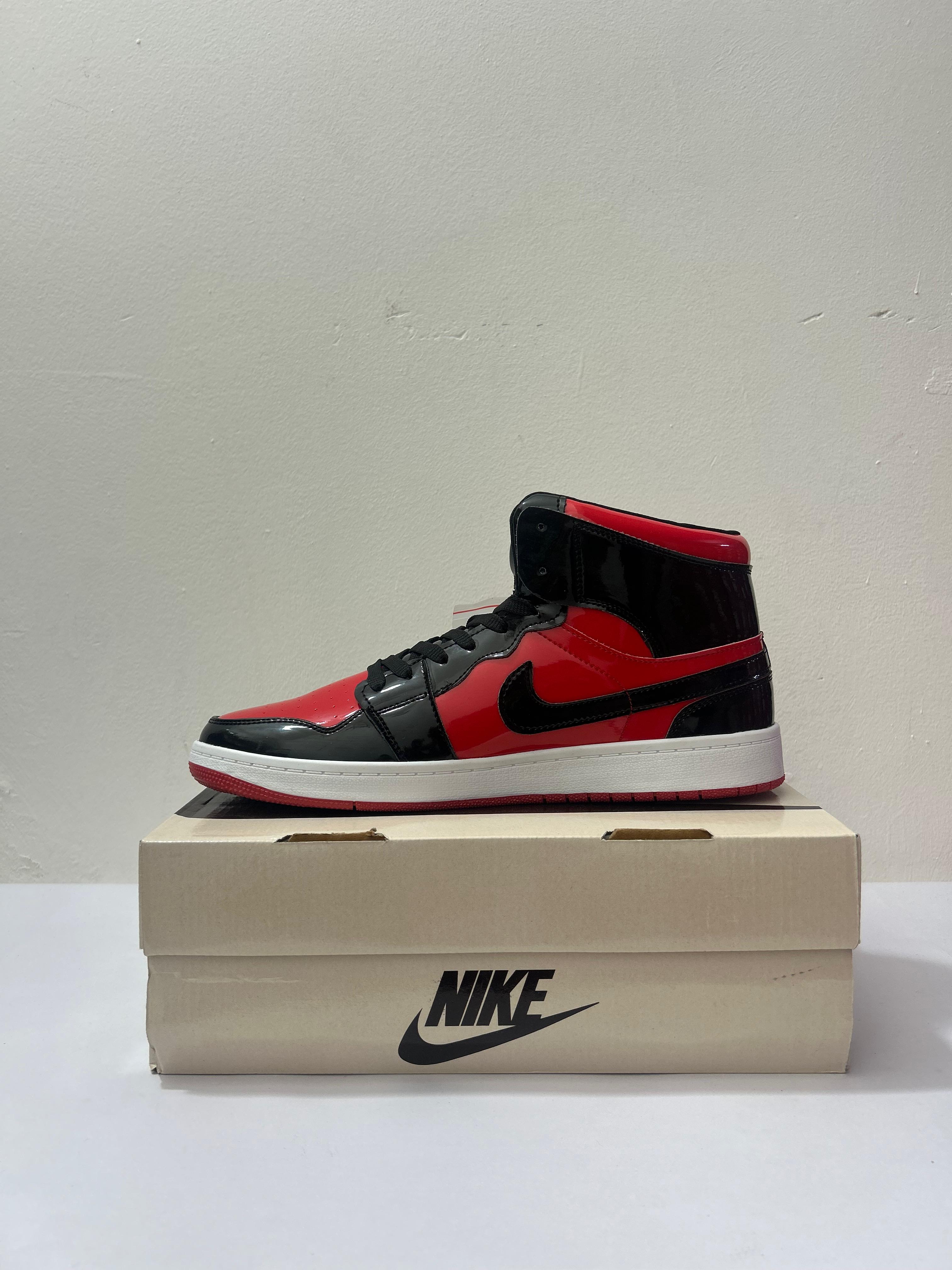 patent leather jordan 1 banned